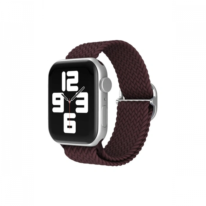 Mey İthalat®  Watch 20mm Star Kordon - Mürdüm