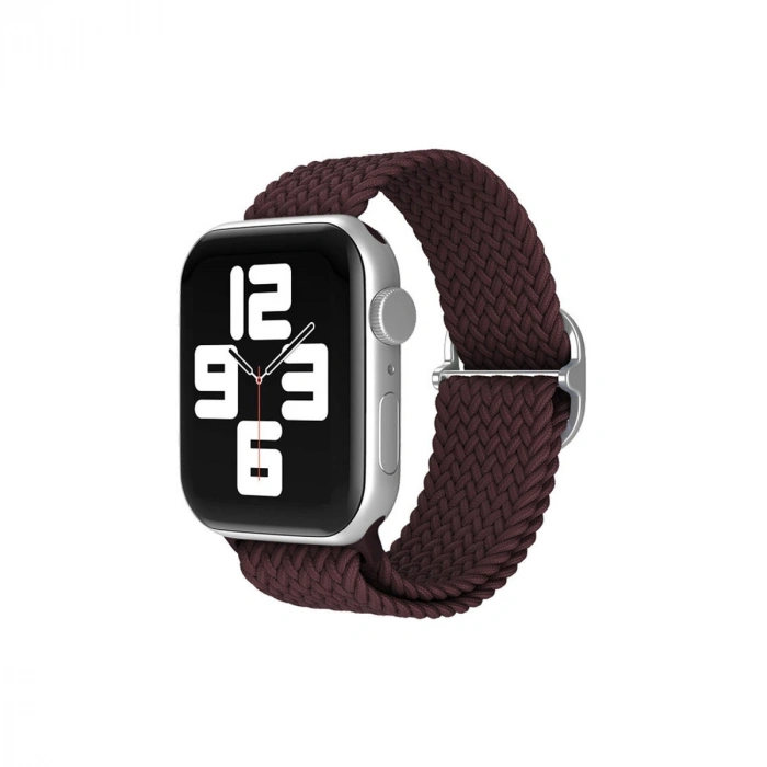 Mey İthalat®  Watch 20mm Star Kordon - Mürdüm