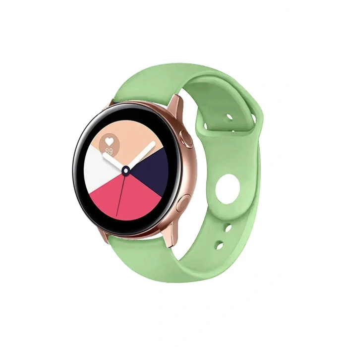 Mey İthalat®  Watch 22mm Klasik Kordon - Açık Yeşil