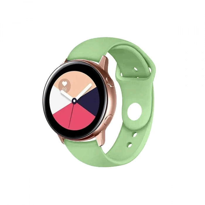 Mey İthalat®  Watch 22mm Klasik Kordon - Açık Yeşil