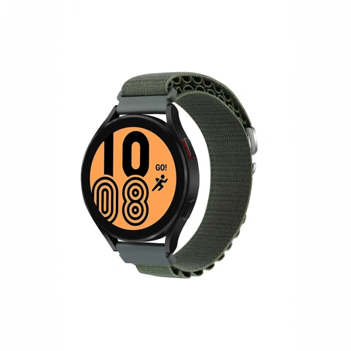 Mey İthalat®  Watch 22mm KR410 Kumaş Kordon - Yeşil