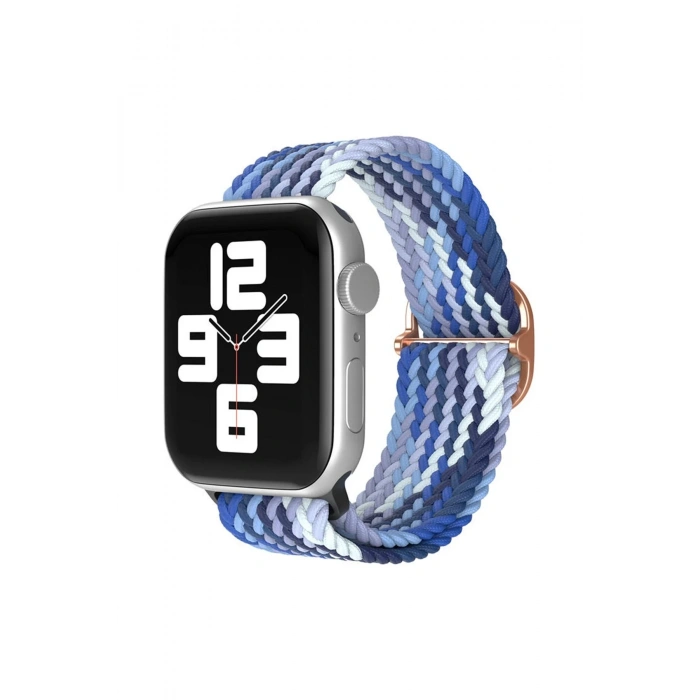 Mey İthalat®  Watch 22mm Star Kordon - Lacivert-Mavi