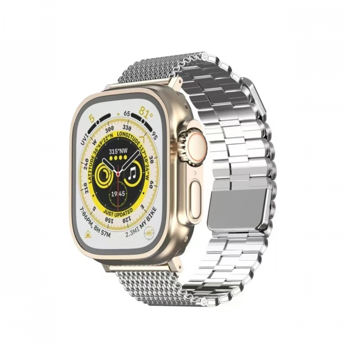 Mey İthalat®   Watch 38mm Ascend Metal Kordon - Gümüş