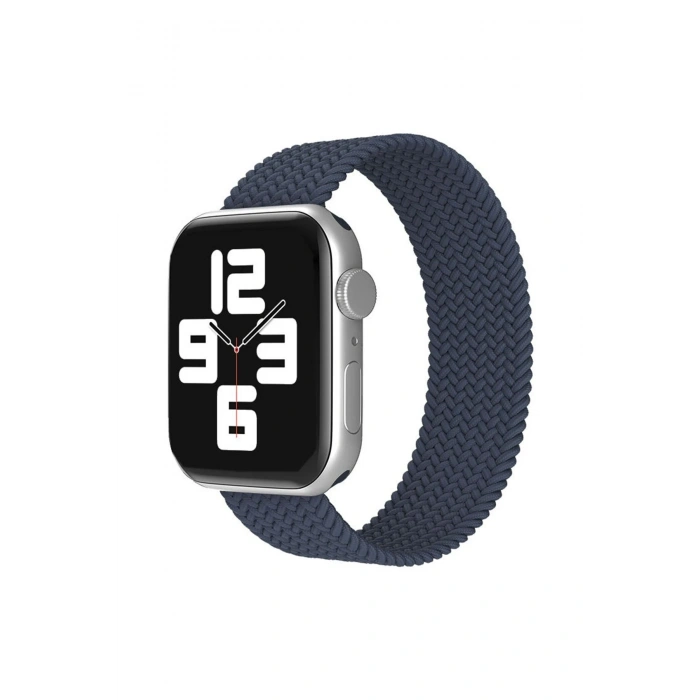 Mey İthalat®   Watch 38mm Ayarlı Solo Silikon Kordon - Lacivert