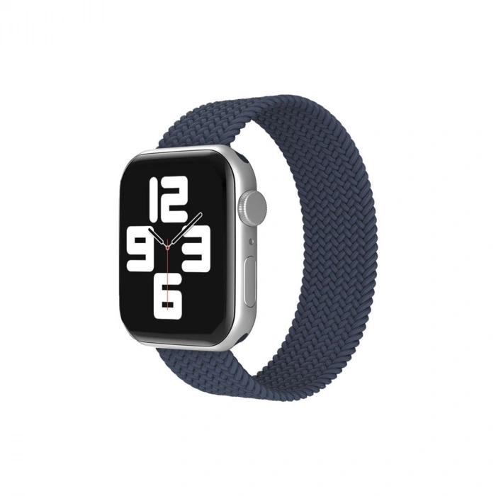 Mey İthalat®   Watch 38mm Ayarlı Solo Silikon Kordon - Lacivert