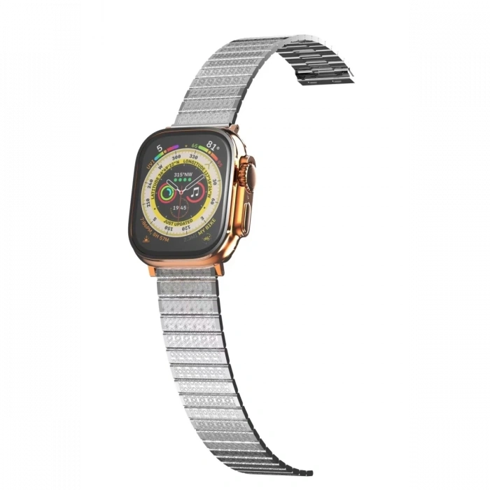 Mey İthalat®   Watch 38mm Made Metal Kordon - Gümüş