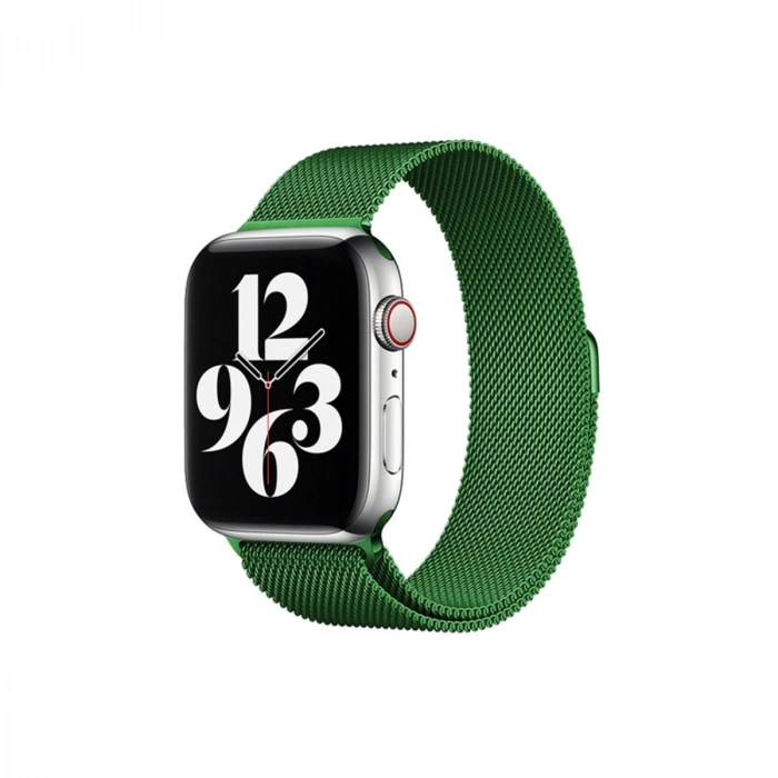 Mey İthalat®   Watch 38mm Metal Mıknatıslı Kordon - Yeşil