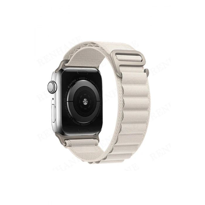 Mey İthalat®   Watch 38mm Mountain Kordon - Beyaz