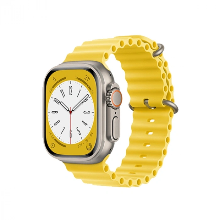 Mey İthalat®   Watch 38mm Ocean Kordon - Sarı