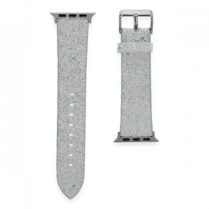 Mey İthalat®   Watch 38mm Starry Taşlı Kordon - Mavi