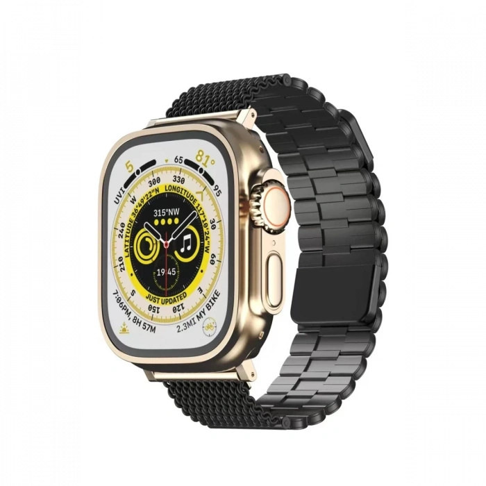Mey İthalat®   Watch 42mm Ascend Metal Kordon - Siyah