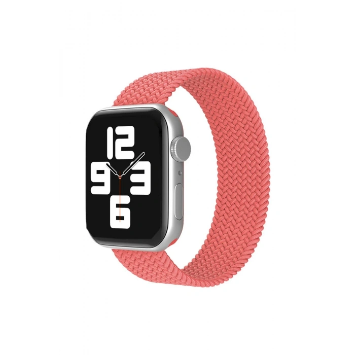 Mey İthalat®   Watch 42mm Ayarlı Solo Silikon Kordon - Pembe