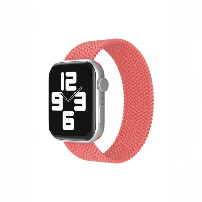 Mey İthalat®   Watch 42mm Ayarlı Solo Silikon Kordon - Pembe
