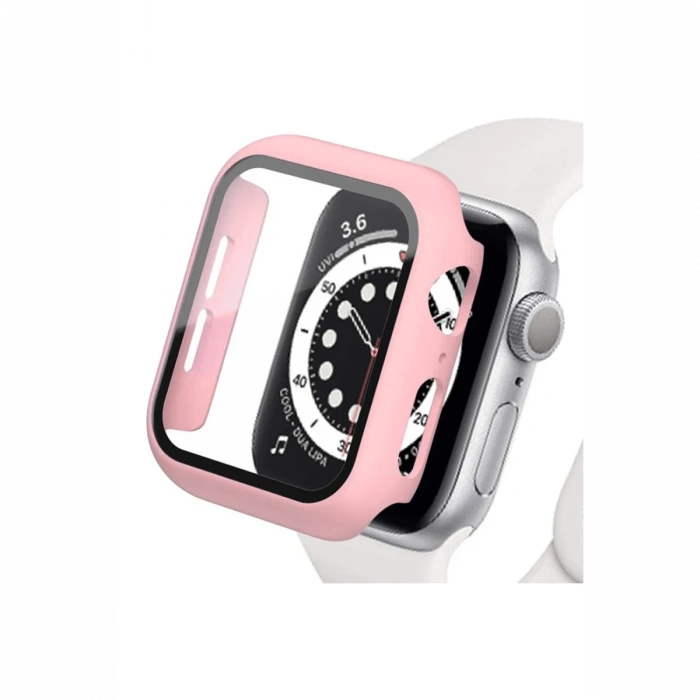 Mey İthalat®   Watch 42mm Camlı Kasa Ekran Koruyucu - Rose Gold