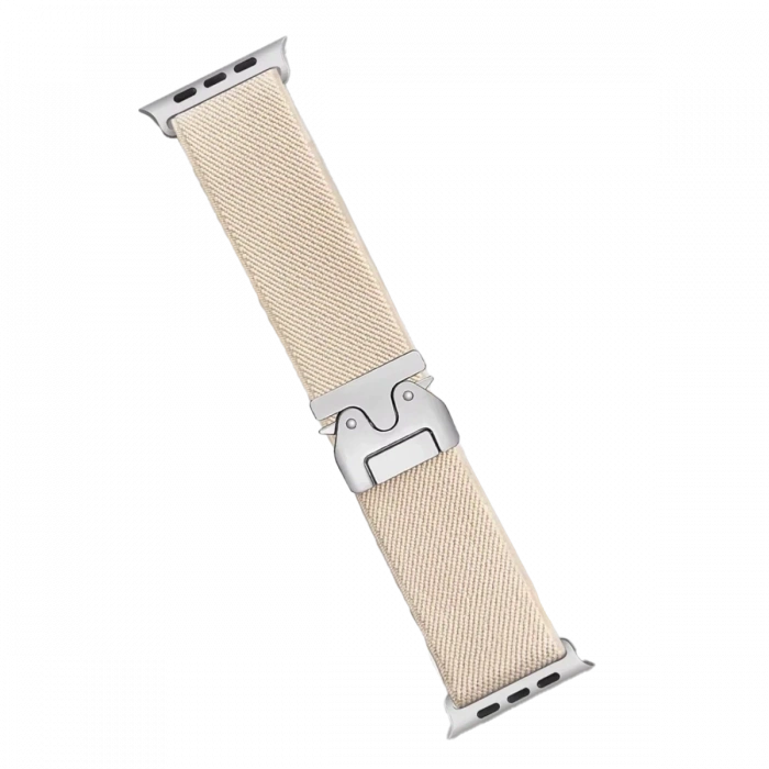 Mey İthalat®   Watch 42mm Forest Kumaş Kordon - Krem