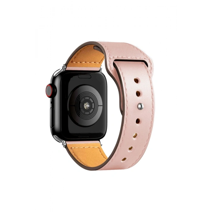 Mey İthalat®   Watch 42mm KR415 Luaz Deri Kordon - Pembe