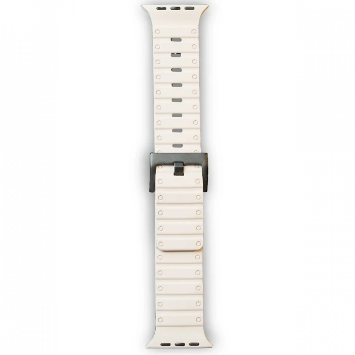 Mey İthalat®   Watch 42mm Magnus Mıknatıslı Silikon Kordon - Yıldız Işığı