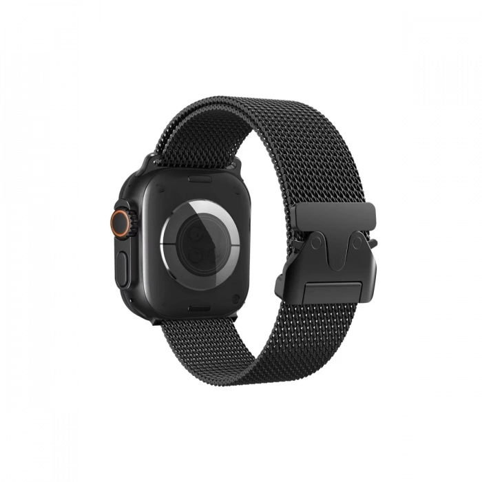 Mey İthalat®   Watch 42mm Milano Metal Kordon - Siyah