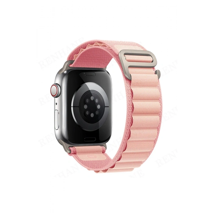 Mey İthalat®   Watch 42mm Mountain Kordon - Pembe