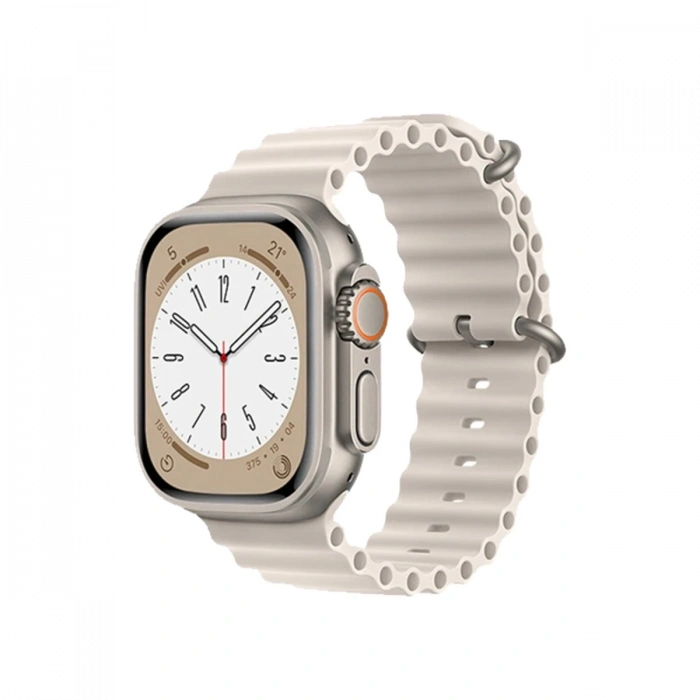 Mey İthalat®   Watch 42mm Ocean Kordon - Krem