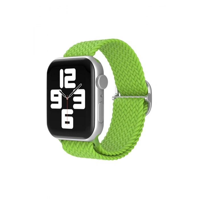 Mey İthalat®   Watch 42mm Star Kordon - Açık Yeşil