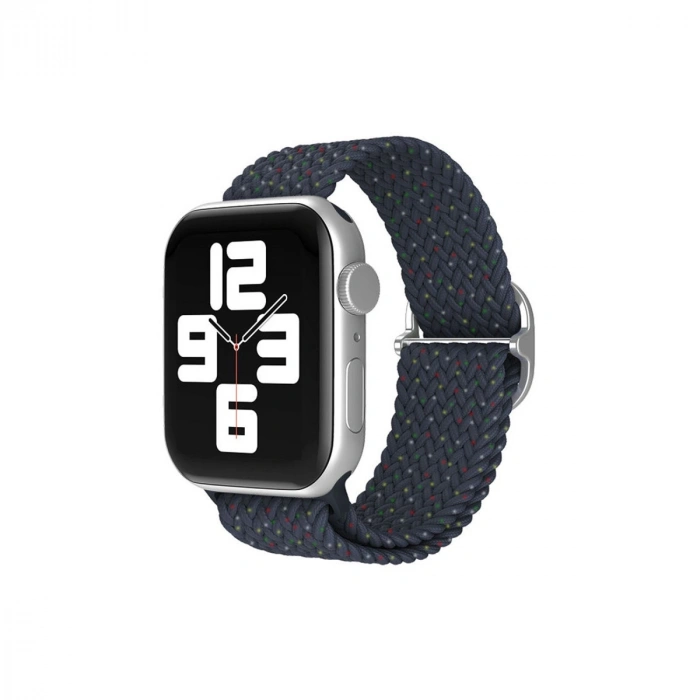 Mey İthalat®   Watch 42mm Star Kordon - Benekli Lacivert