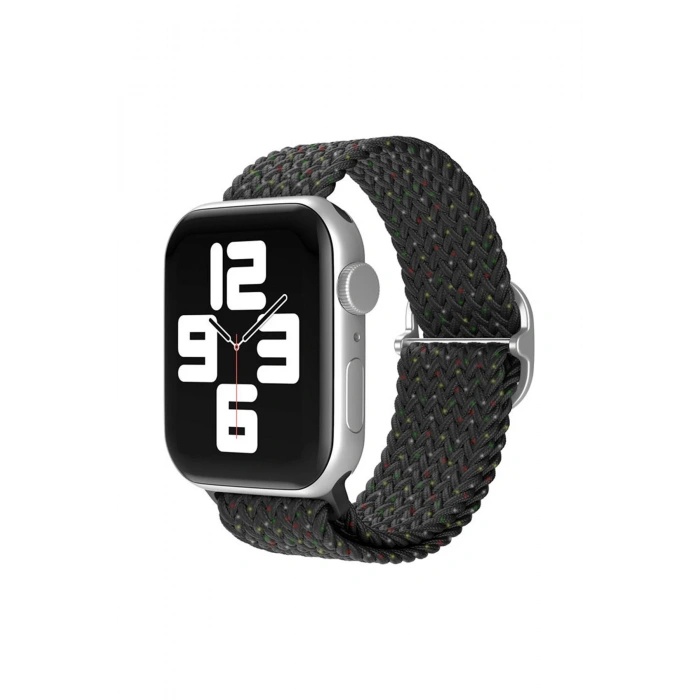 Mey İthalat®   Watch 42mm Star Kordon - Benekli Siyah