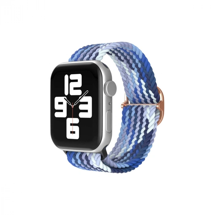 Mey İthalat®   Watch 42mm Star Kordon - Lacivert-Mavi
