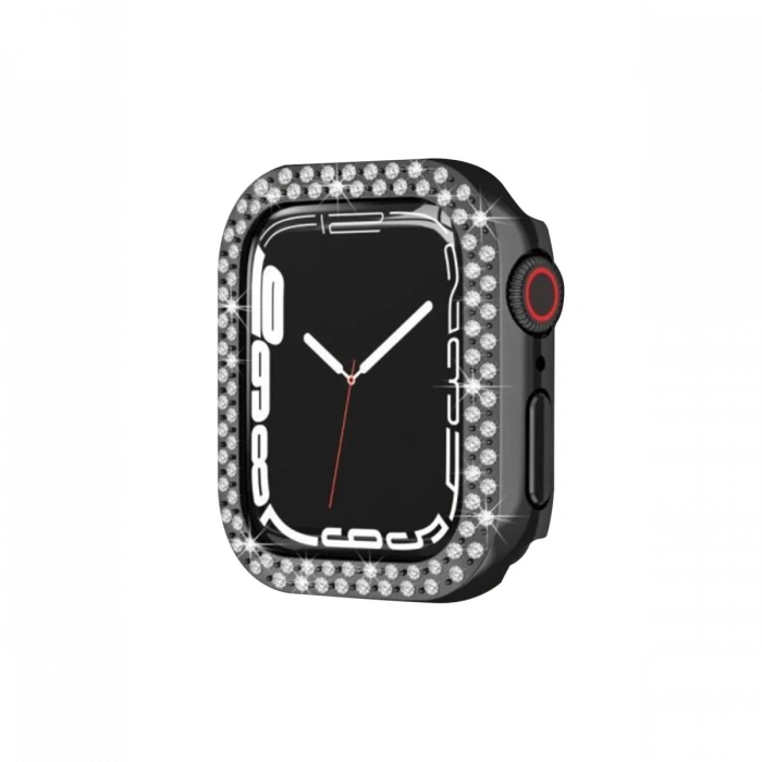 Mey İthalat®   Watch 42mm Taşlı Kasa - Siyah