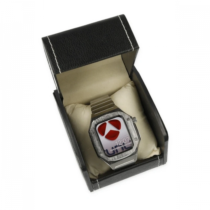 Mey İthalat®   Watch 44mm KR409 Metal Kordon - Gümüş