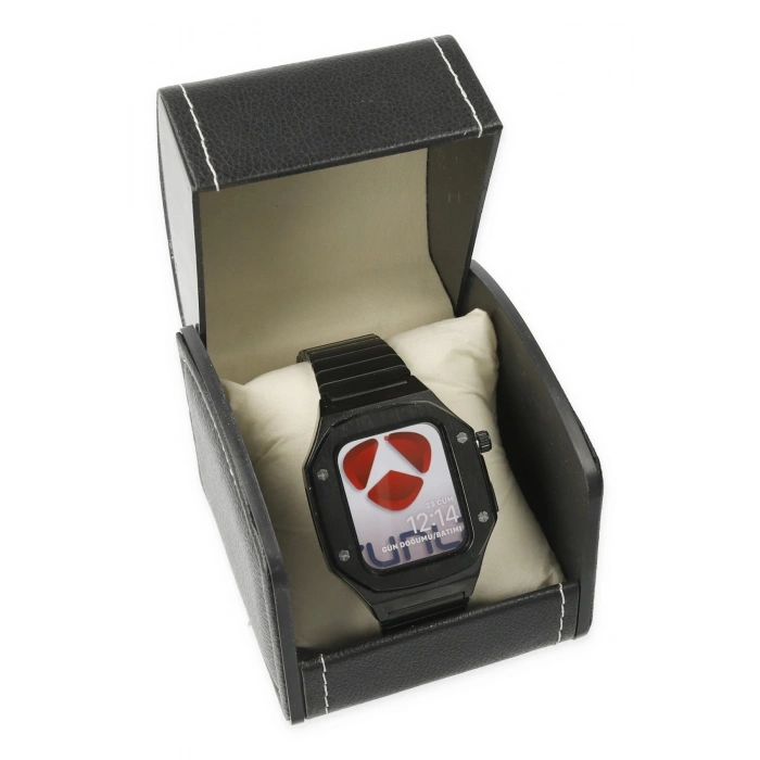 Mey İthalat®   Watch 44mm KR409 Metal Kordon - Siyah