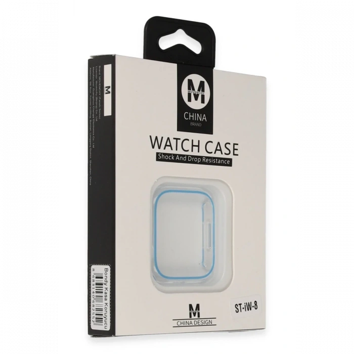 Mey İthalat®   Watch 45mm Bondy Kasa Koruyucu - Mavi