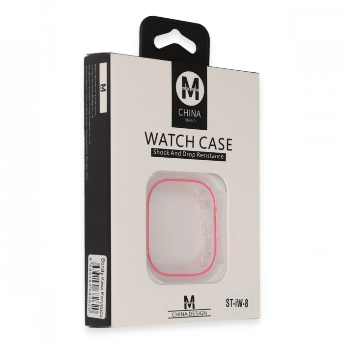 Mey İthalat®   Watch 45mm Bondy Kasa Koruyucu - Pembe