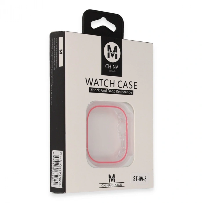 Mey İthalat®   Watch 45mm Bondy Kasa Koruyucu - Pembe