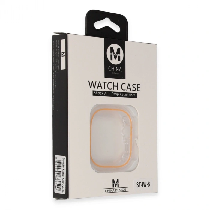 Mey İthalat®   Watch 45mm Bondy Kasa Koruyucu - Turuncu