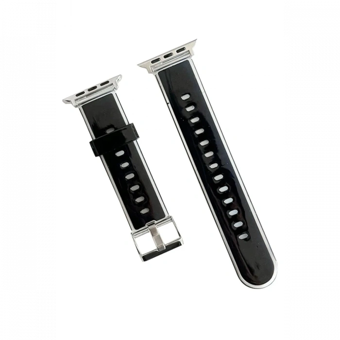 Mey İthalat®   Watch 45mm Jelly Silikon Kordon - Siyah