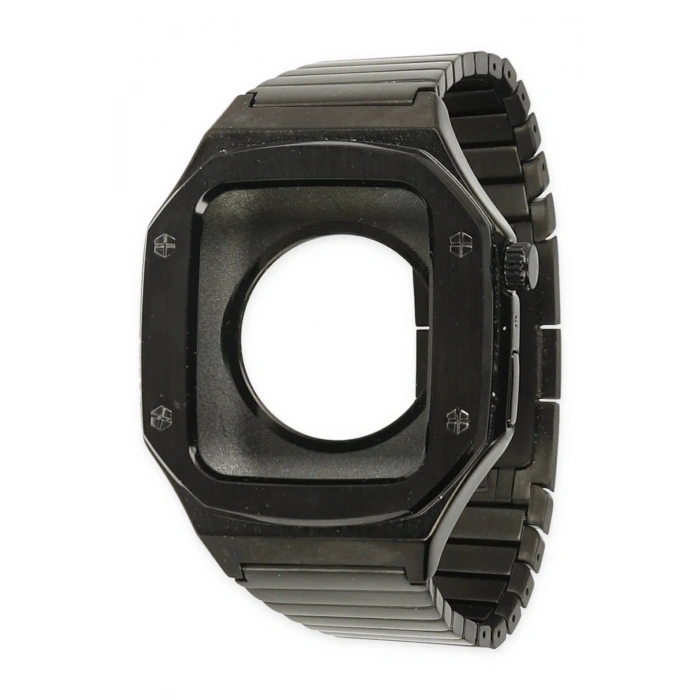 Mey İthalat®   Watch 45mm KR409 Metal Kordon - Siyah