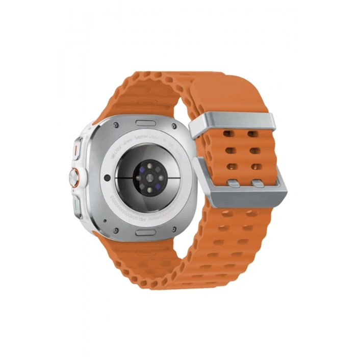 Mey İthalat®  Watch 7 Ultra KR417 Rug Silikon Kordon - Turuncu