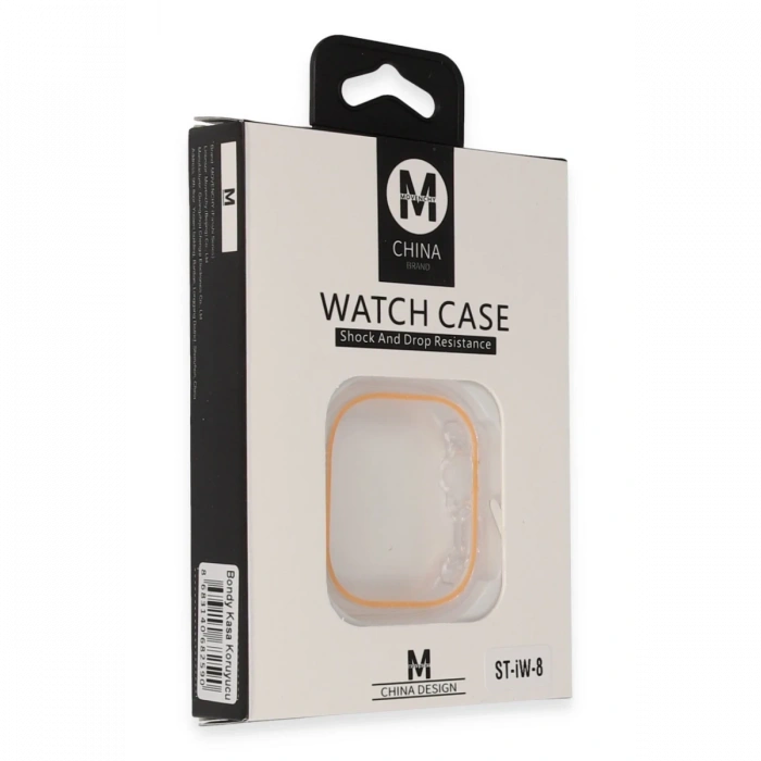 Mey İthalat®   Watch Ultra 49mm Bondy Kasa Koruyucu - Turuncu