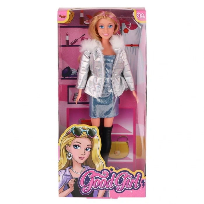 Mey İthalat® WG-66770 Parlak Elbiseli Ceketli Bebek 29 cm -Vardem