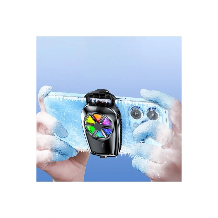 Mey İthalat®  X110 Radyatör Telefon Soğutucu Fan - Siyah