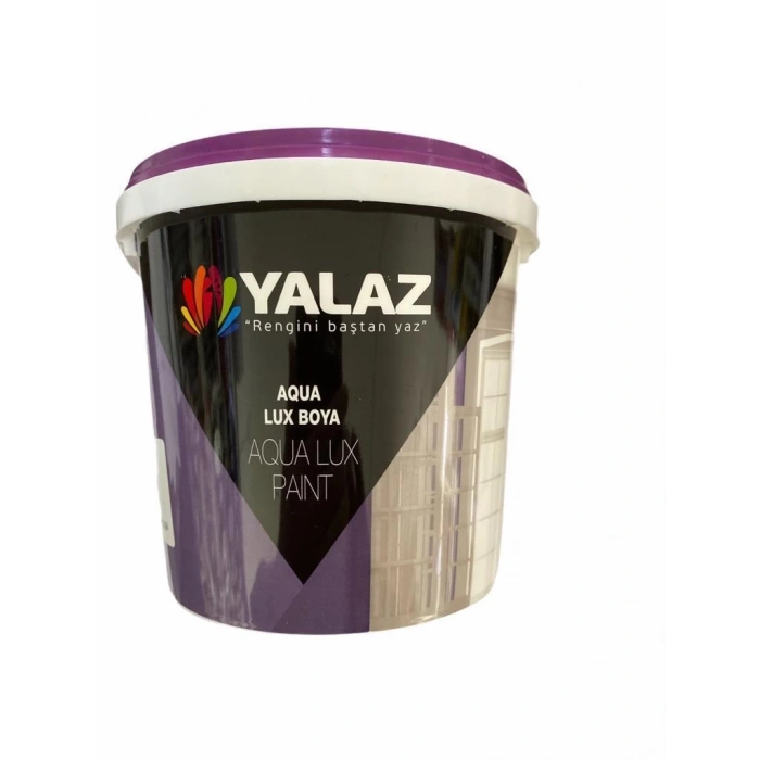 Mey İthalat® Yalaz Su Bazlı Parlak Beyaz İç Dış Boya 2,5 Litre