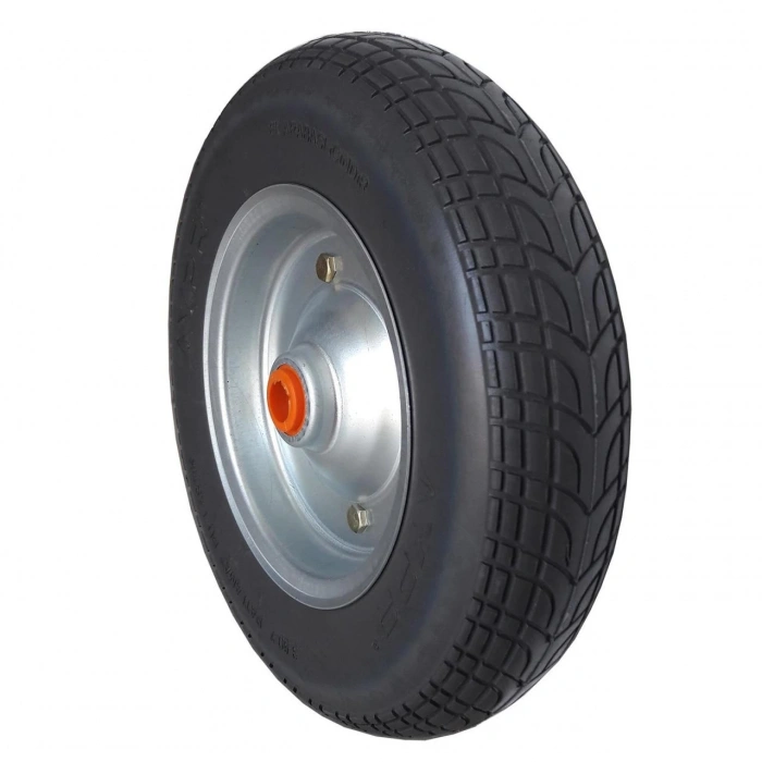 Mey İthalat® Yapar Patlamaz PU El Arabası Tekeri 3.50-7