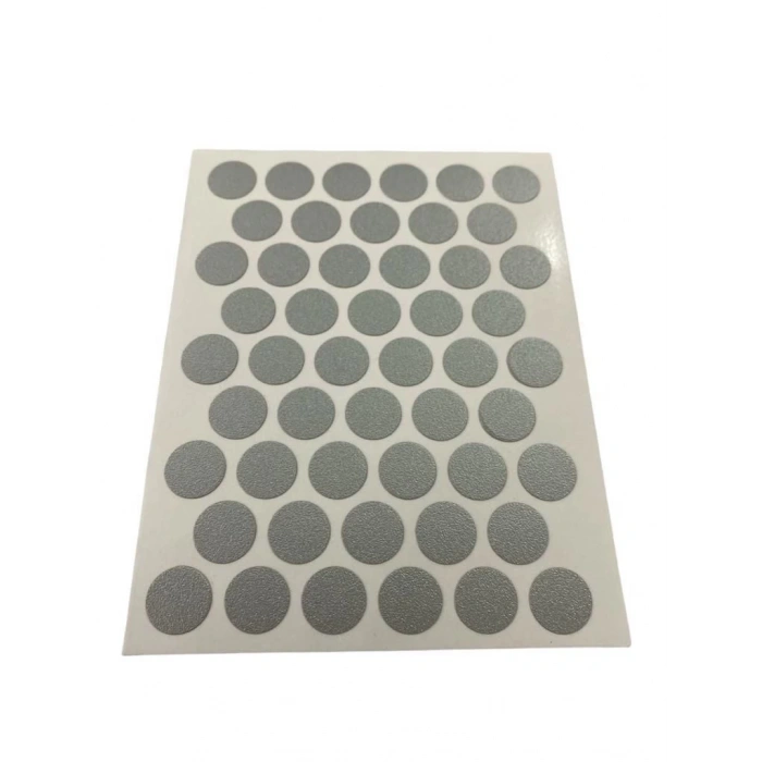 Mey İthalat® Yapışkanlı Vida Tapası Metalik Gri 14 mm