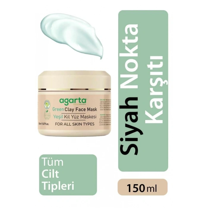 Mey İthalat®   Yeşil Kil Yüz Maskesi 150 ml