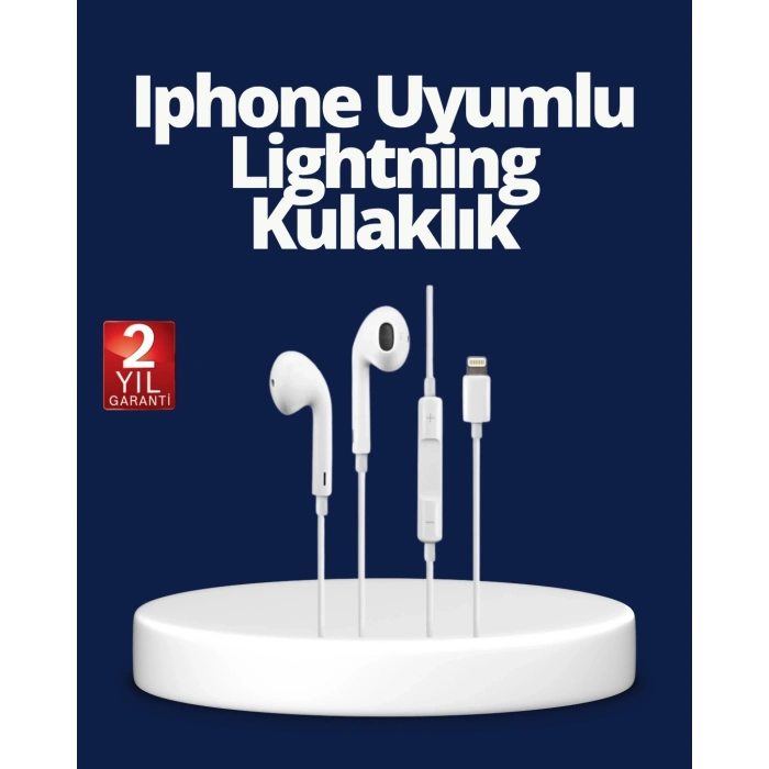 Mey İthalat® Yüksek Ses Kaliteli Mikrofonlu Kablolu Kulak İçi Kulaklık