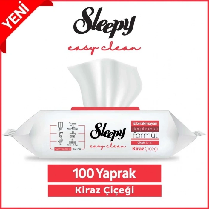 Mey İthalat®   Yüzey Temizlik Havlusu 100 Adet Kiraz
