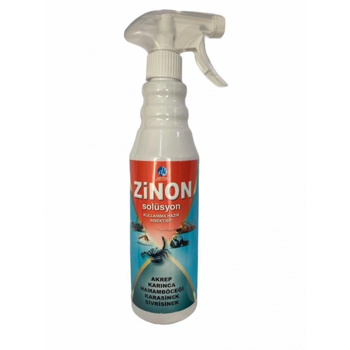 Mey İthalat® Zinon Solüsyon Hamamböceği, Karasinek, Akrep, Sivrisinek 450 ml