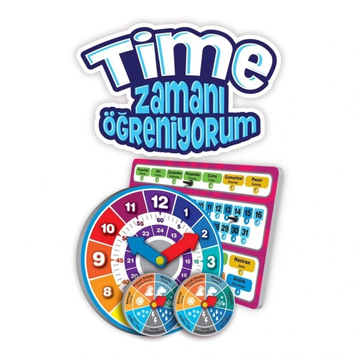 Mey İthalat® ZO234 , Time - Zamanı Öğreniyorum / +3 yaş