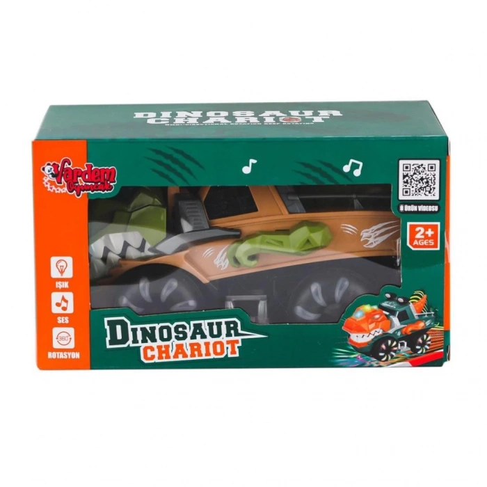 Mey İthalat®  ZR171-1 Işıklı Müzikli Hareketli Dinazor -Varden Oyuncak